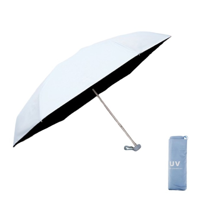 White pink mini uv Japanese capsule umbrella mini portable compact umbrella