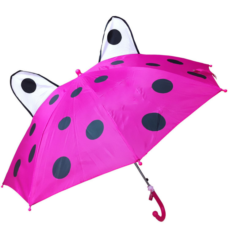 New design windproof animal umbrella cartoon cute print children ear kids umbrella