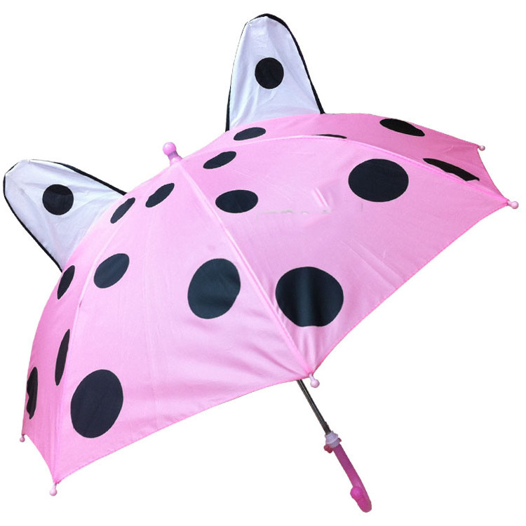 New design windproof animal umbrella cartoon cute print children ear kids umbrella