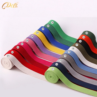 20mm custom polyester car safety seat belt Webbing Polyester Cotton webbing strap 1.5mm Thickness