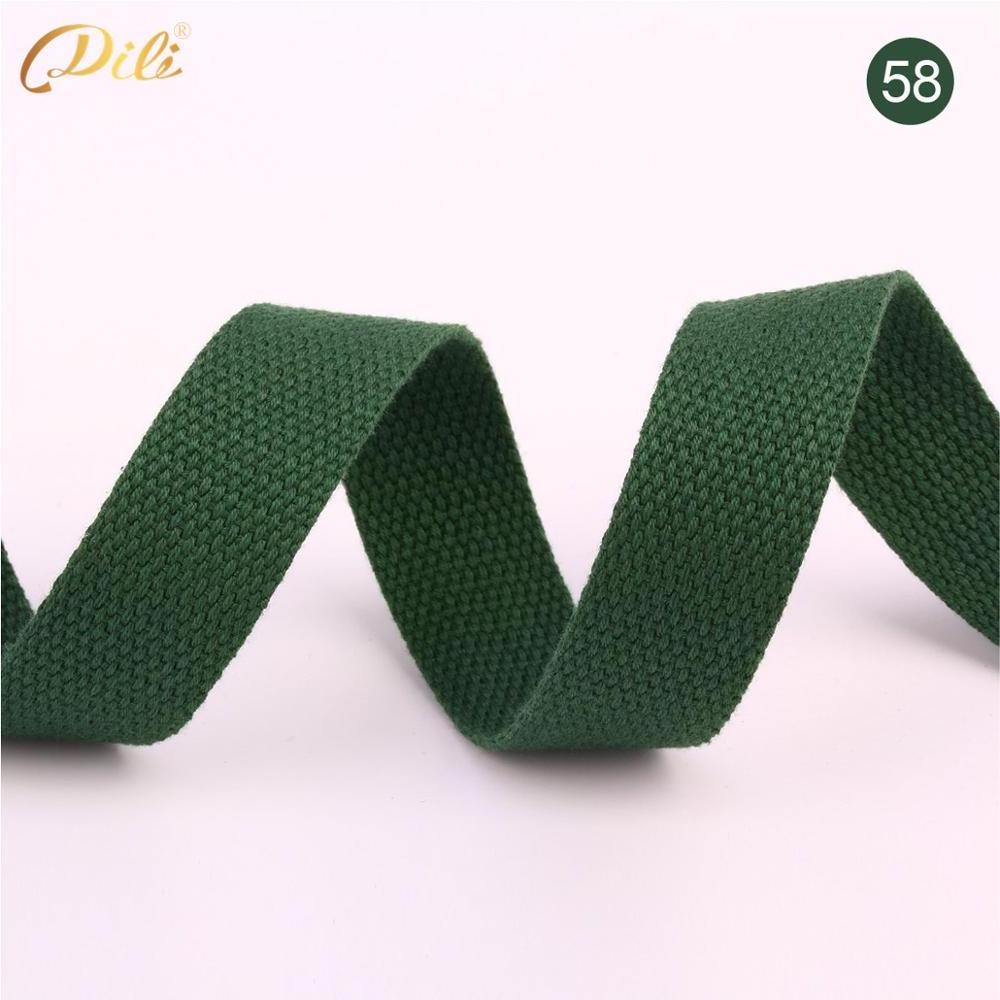 20mm custom polyester car safety seat belt Webbing Polyester Cotton webbing strap 1.5mm Thickness