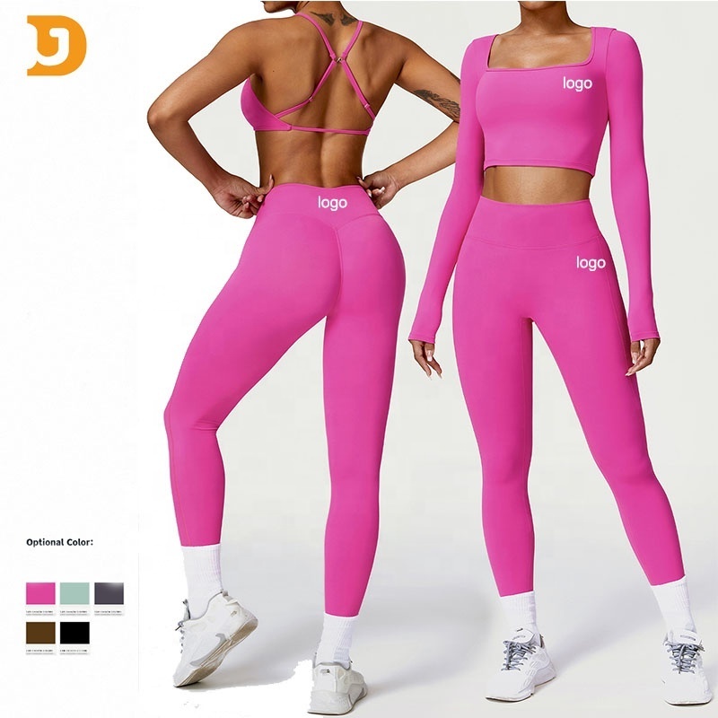 Wholesale Gym Sportswear Women Sexy Sports Bras Active Sports Fitness Yoga Sets For Women High Quality Sexy Workout Sets