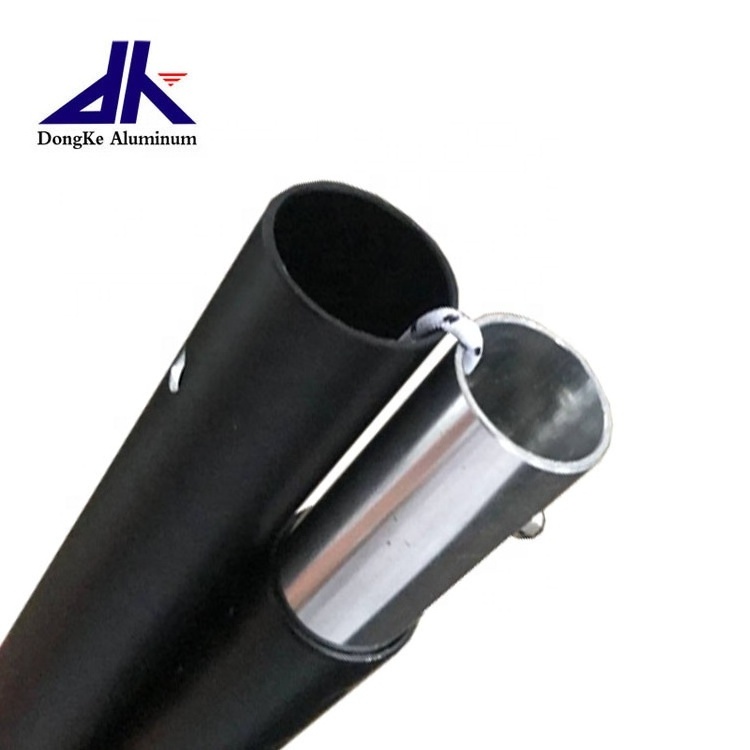 aluminum telescopic pole with spring button lock