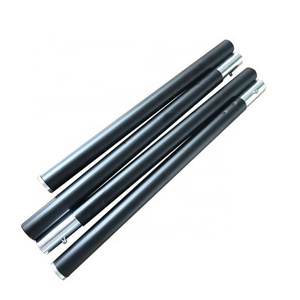 aluminum telescopic pole with spring button lock