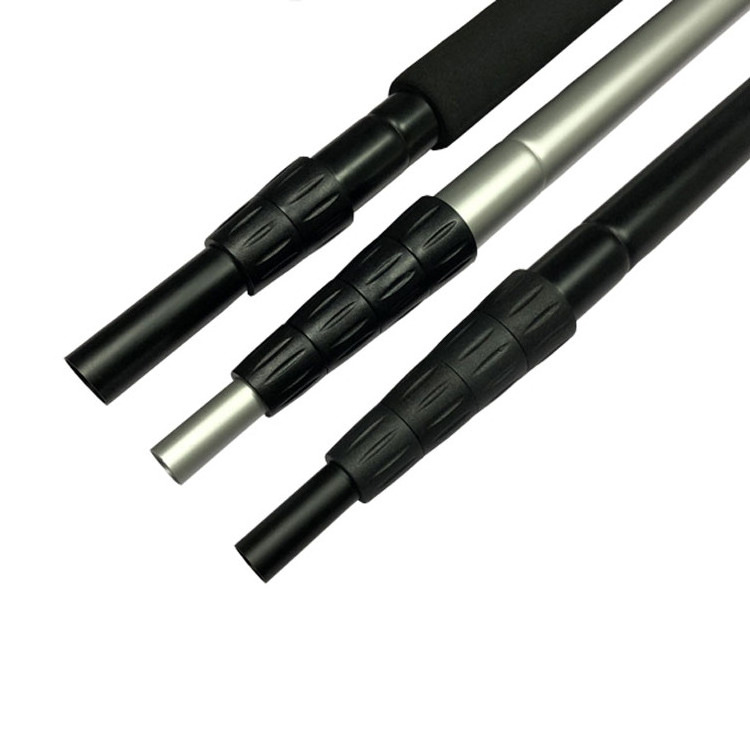 Custom anodizing color aluminum telescopic tube with twist locking