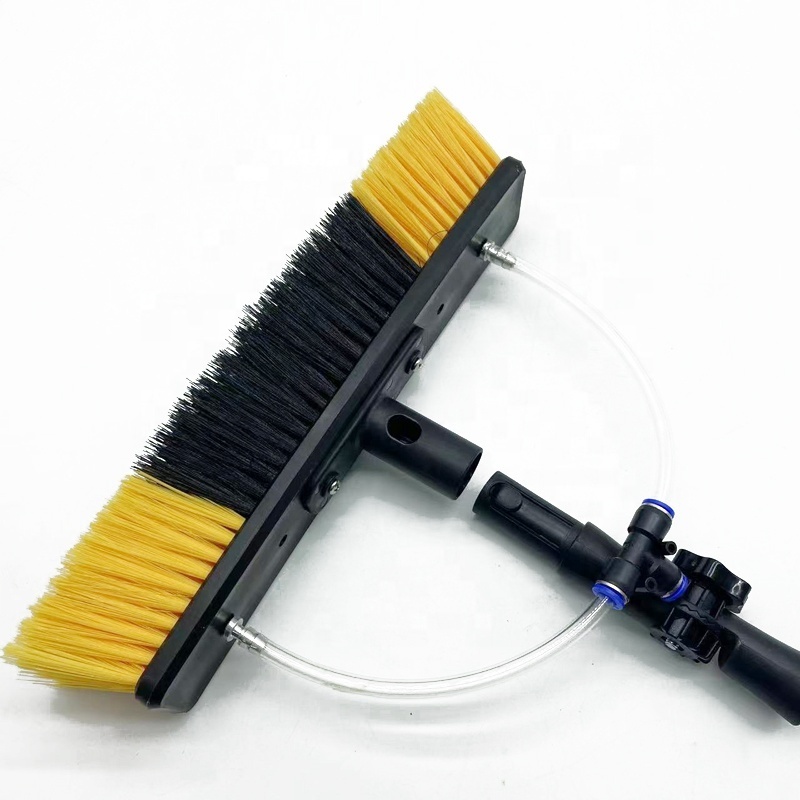 5400mm 18ft water fed pole brush for telescopic gutter cleaning tools