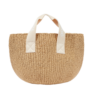 2022 Wholesale New Style Hand Made Summer Round Paper Straw Rattan Beach Bag Woven Women Tote Bag Handbag