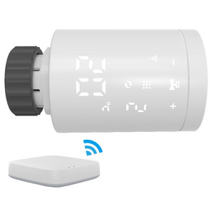 Digital smart ZigBee communication with WIFI programmable radiator thermostat valve TRV