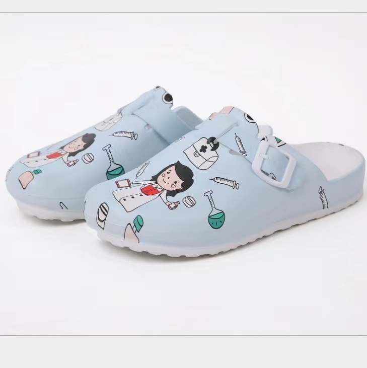 Slippers Sneakers Printing Nurse Platform Clogs  lite ride Operation Theater Shoes Swedish shoes