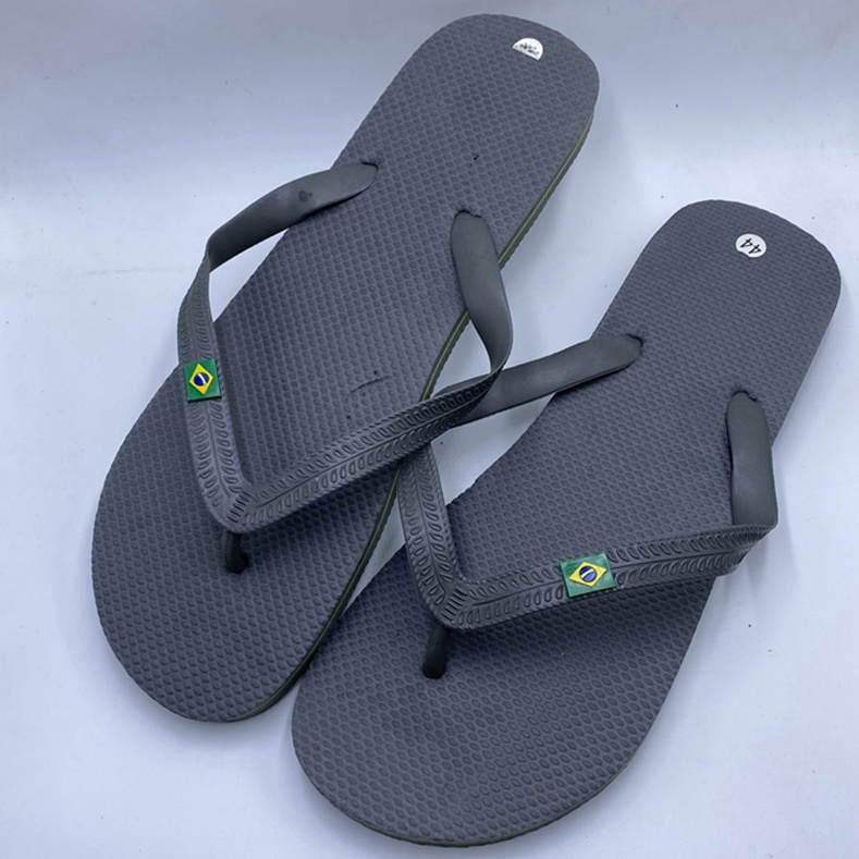 Cheap Wholesale Flip Flops Blank Slippers Brazil Footwear PE Flipflops Slippers Printed Flip Flops for Men New design