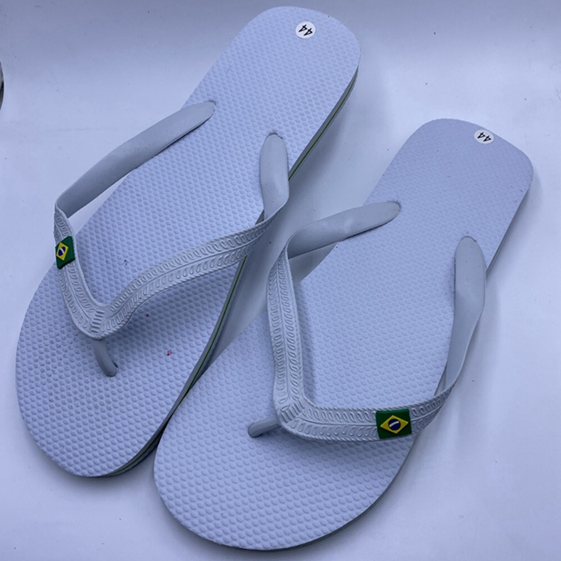 Cheap Wholesale Flip Flops Blank Slippers Brazil Footwear PE Flipflops Slippers Printed Flip Flops for Men New design