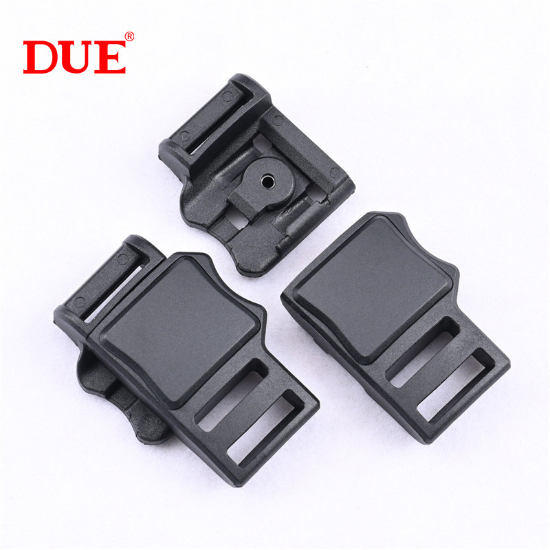 DUE 16MM Plastic magnetic buckle Helmet backpack magnetic buttons Quick release durable plastic buckle