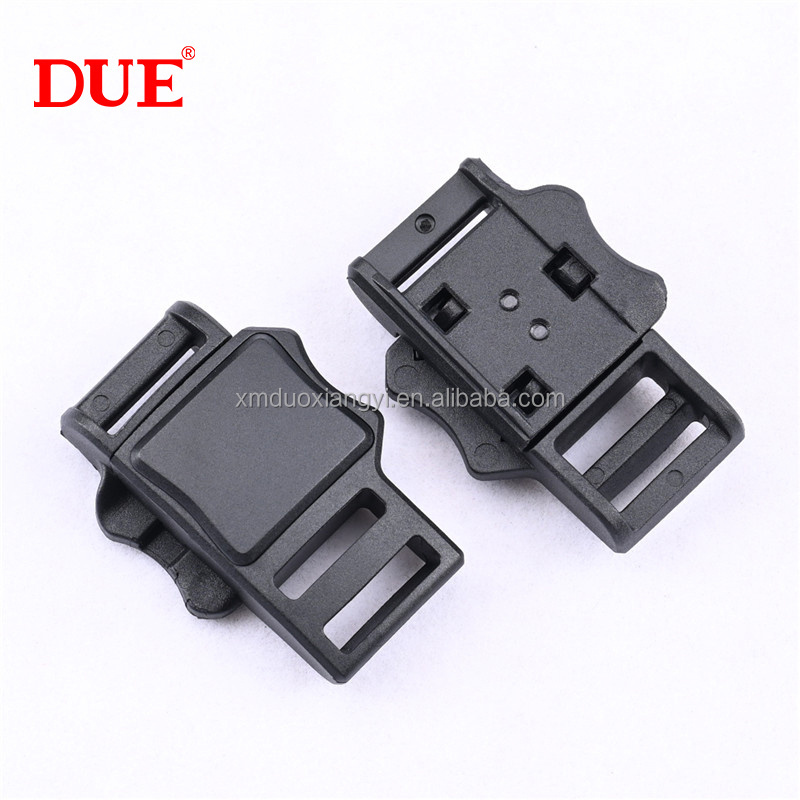 DUE 16MM Plastic magnetic buckle Helmet backpack magnetic buttons Quick release durable plastic buckle