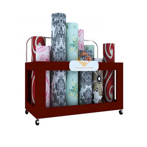 Innovative carpet display rack rug sample stands display for rolling carpet carpet