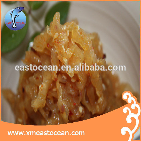 Hot sale spicy seafood frozen seasoned sea blubber salted jellyfish