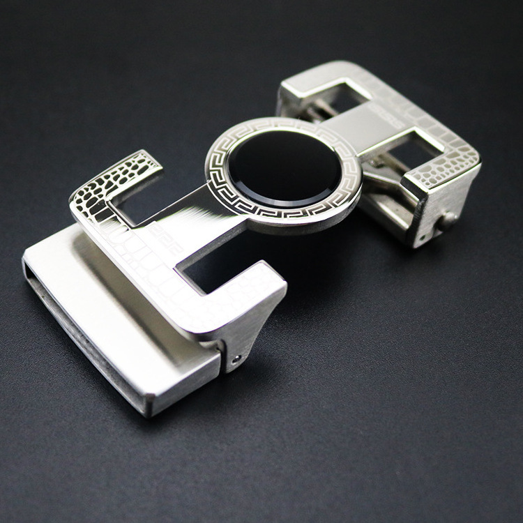 wholesale Hot sale inner size 36mm customized stainless steel acrylic gemstone luxury belt buckles