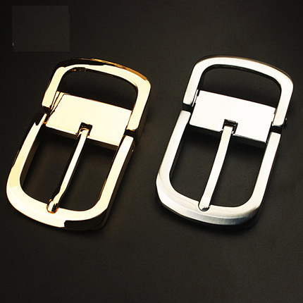 3.5cm inner width customized zinc alloy  tail easy clip single prong pin belt buckle with teeth