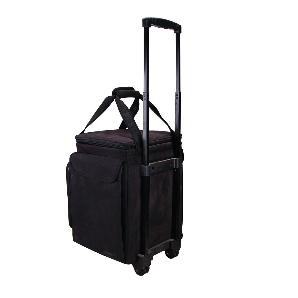 Customize Leak proof insulated Wine Cooler 12 removable dividers large Wine Cooler Bag with trolley wheel for travelling picnic