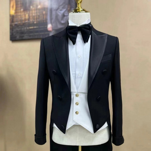 MTM made to measure Custom fashion handmade quality 3 pieces 100% wool super 130s mens bespoke suit