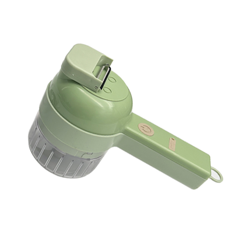 Multifunctional Handheld USB Rechargeable 4 In 1 Electric Vegetable Food Onion Chopper Cutter Or Slicer