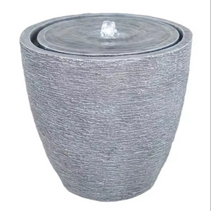 Direct Manufacturer  cheap price concrete molds fiberglass solar fountain for garden ornaments