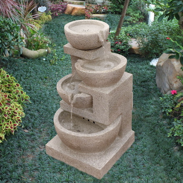 polyresin mini fountain indoors round sandstone & polyresin round outdoor water fountain indoor rolling ball water fountain