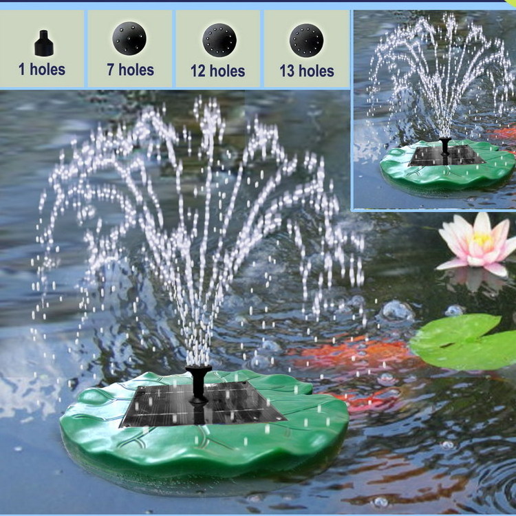 Solar Floating Fountain Water Pump fountain Operate by Sunlight