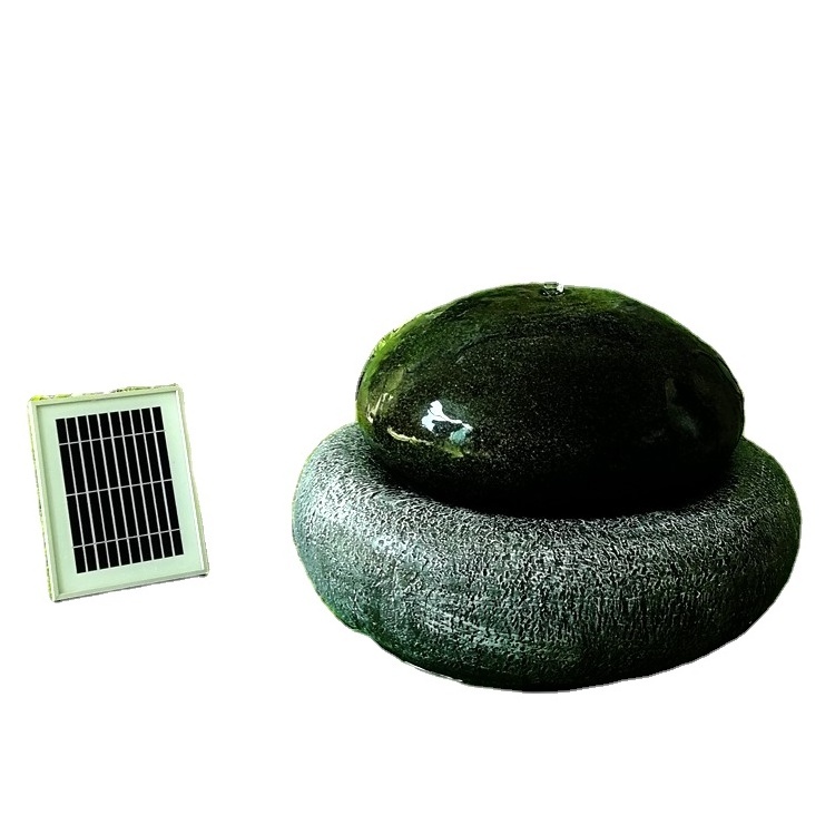 solar water pump for garden glass ball water fountain fiberglass garden fountain