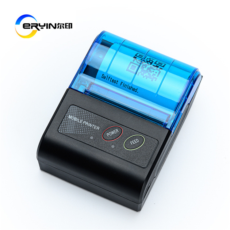 Wireless 58mm Thermal Printer Machine For Pos System 2 Inch Portable Bills  Bluetooth Thermal Printer