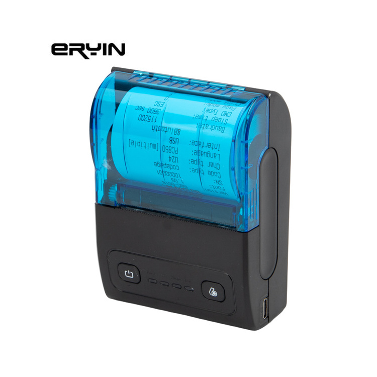 Custom Logo Mini Bill Ticket Printer Thermal Receipt Printer Usb Portable Wireless 58mm Usb Thermal Printer