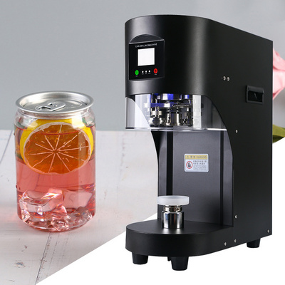 30-190mm Automatic PET Pop Plastic Cup Sealer Can Sealing Machine for Soda Can Aluminum Can to Seal Easy Open Pull with Lid