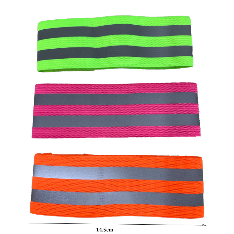 Elastic Reflective Band For Wrist Arm Ankle Leg Warning High Visibility Reflect Straps For Night Walking Running Safe