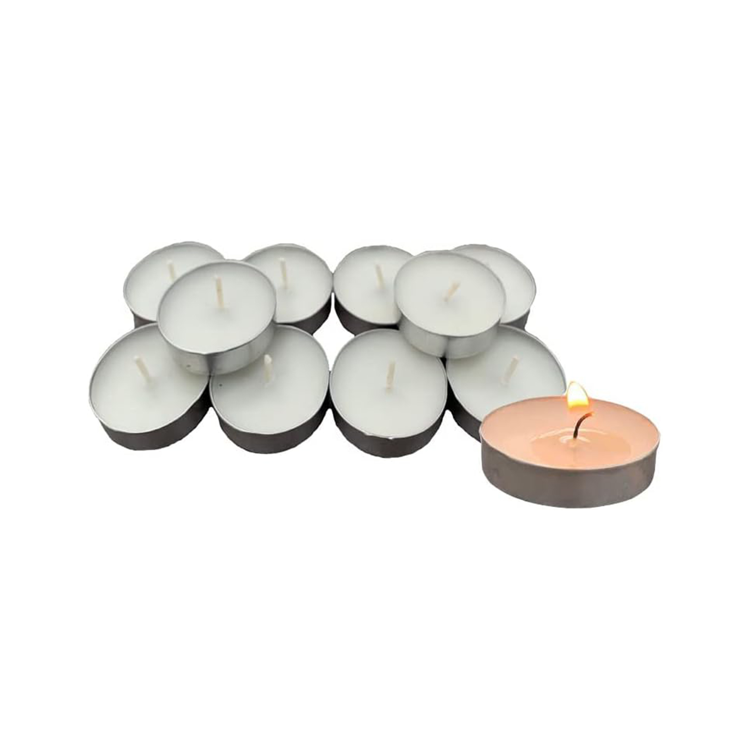 10Pcs Romantic Love Unscented Smokeless Mini Tealight Candles for Mood, Decor,Pool,Dinners,Home,Wedding,Crafts