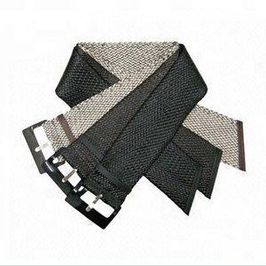 customized unisex waist band casual woven fabric webbing Belt