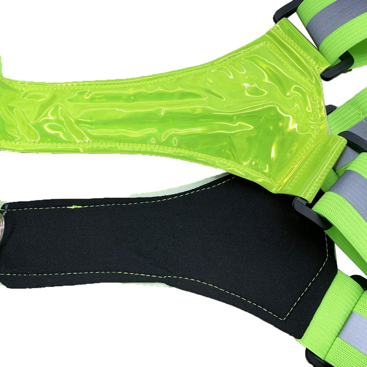 USB Rechargeable High Visibility Gear LED Reflective Vest with Adjustable Waist/Shoulder for Outdoors