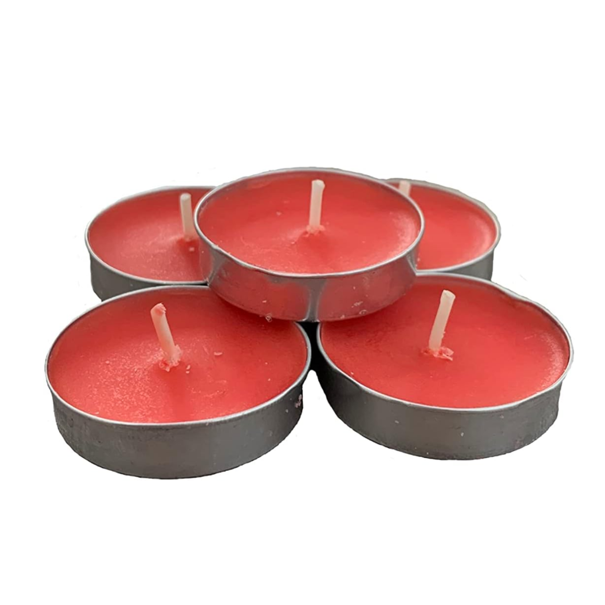 10Pcs Romantic Love Unscented Smokeless Mini Tealight Candles for Mood, Decor,Pool,Dinners,Home,Wedding,Crafts