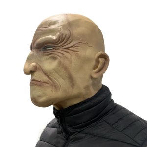 Halloween dark skin mask old man Custom decorative Party supplies face mask silicone Human skin Mask