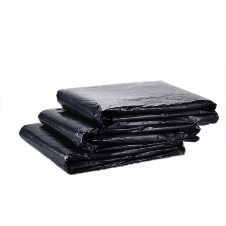 Strong tall kitchen trash bags black plastic bag large hotel property sanitation kitchen household garbage bag