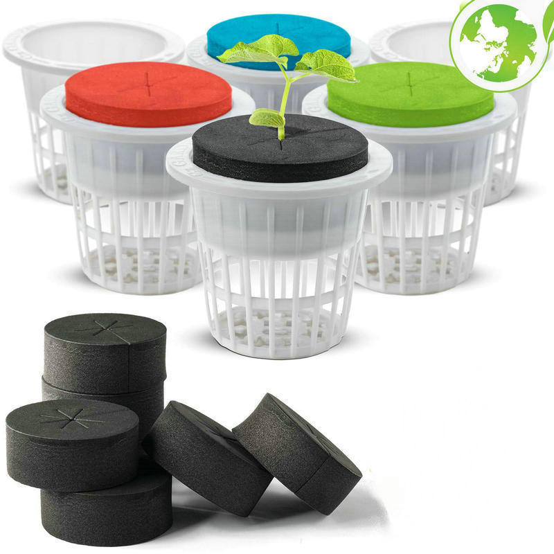 6 Color Neoprene Inserts 2 Inch Clone Machines And 2 In Net Pots In Hydroponic Systems 75 Pack S Clone Collars