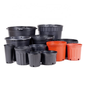 Plastic Gallon Supplier Pp Hdpe Black Plant Planter 1 3 5 7 One Gallon Pot Nursery Pots For Sale