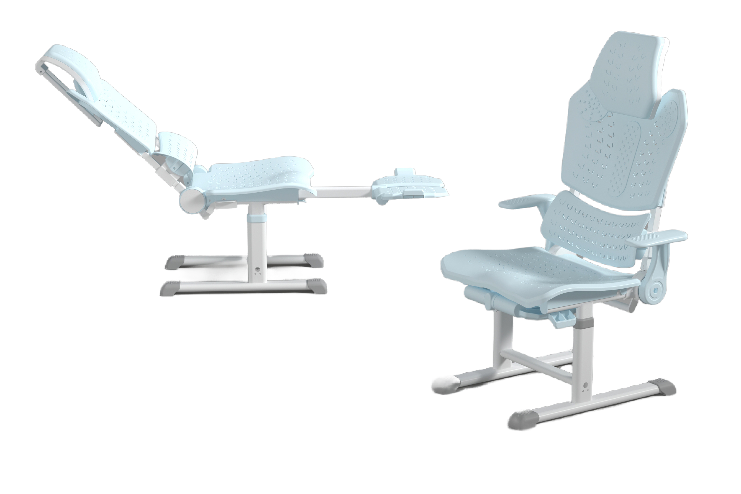 Factory Plastic adjustment  Chairs and Tables Essential school Furniture high-end ergonomics desk and chair(lifting formula)