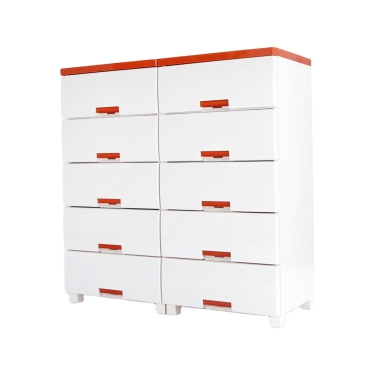 Home Living Room Entryway 2/3/4/5/10 Tier Plastic Storage Cabinets with drawers abs plastic bedside lockers