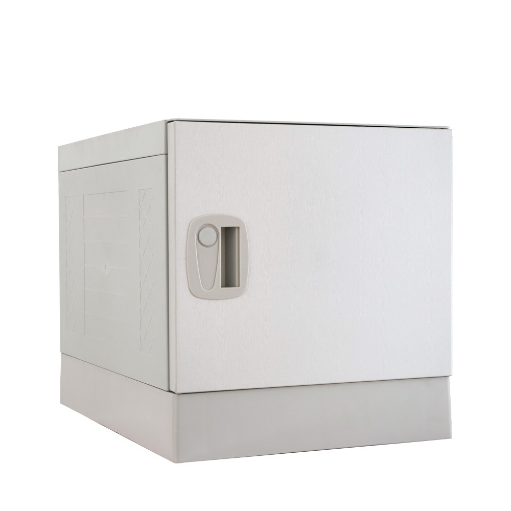 Textured plastic panel assembleable healthy sturdy plastic cabinets Fingerprint Lock Locker for School Library Gym