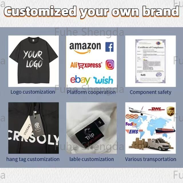 Wholesale Custom Your Brand Logo 100% Cotton Blank Men T Shirt Plain Casual Men's T-shirts