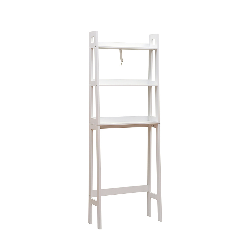 Bathroom 4 Tier Toilet Shelves Organizer Over Washing Machine Toilet Laundry Bathroom Corner Shelf Saving Space