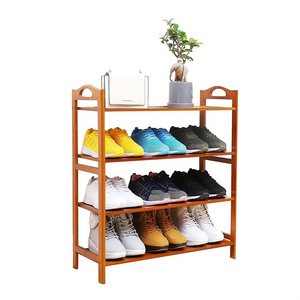 Household Simple Shoe Storage Rack Bamboo Rack Household Shoe Cabinet Free Standing Bamboo Shoe Shelf Rack