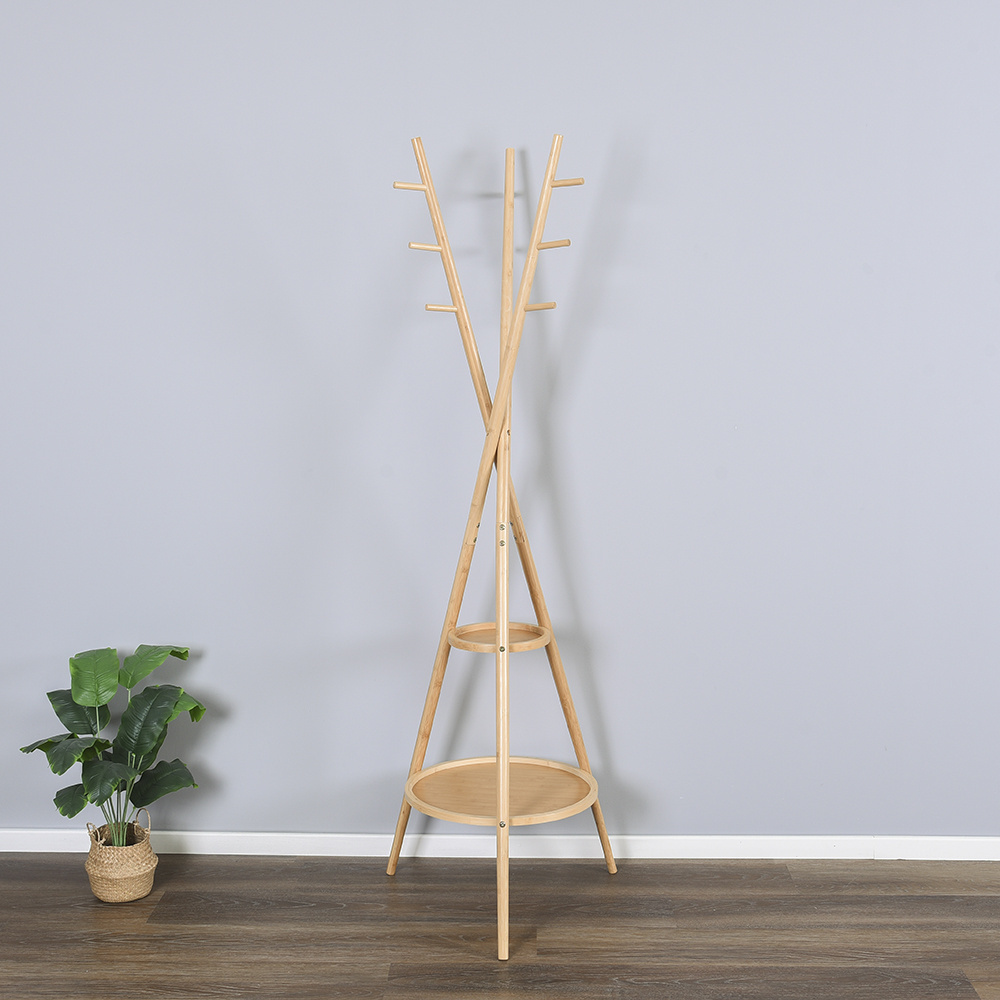 Bamboo Coat Rack Bedroom Free Standing Shelves Bamboo Coat Rack Shelf