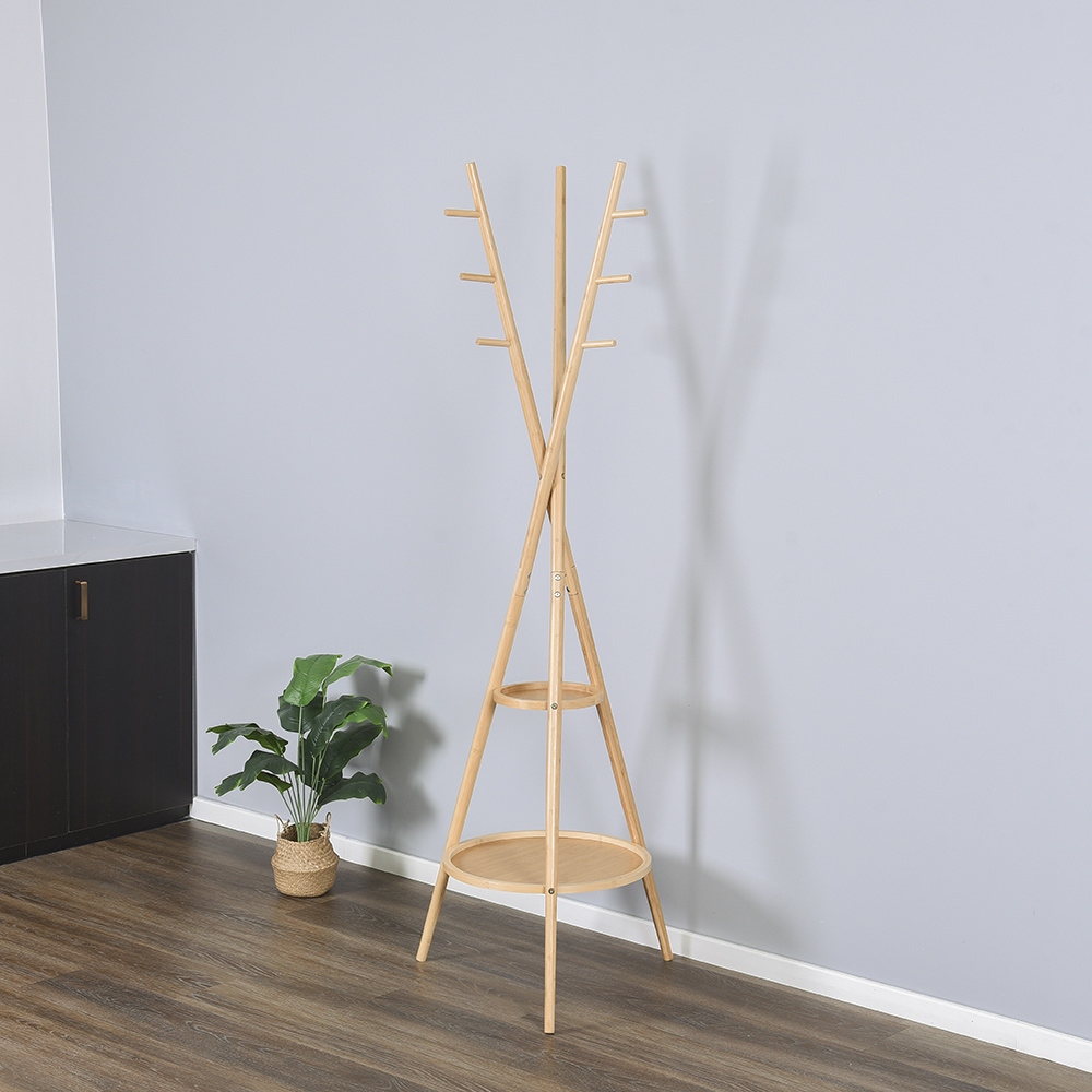 Bamboo Coat Rack Bedroom Free Standing Shelves Bamboo Coat Rack Shelf