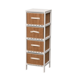 Household Storage Shelves Furniture MDF Drawer Cabinet With 4 Drawers