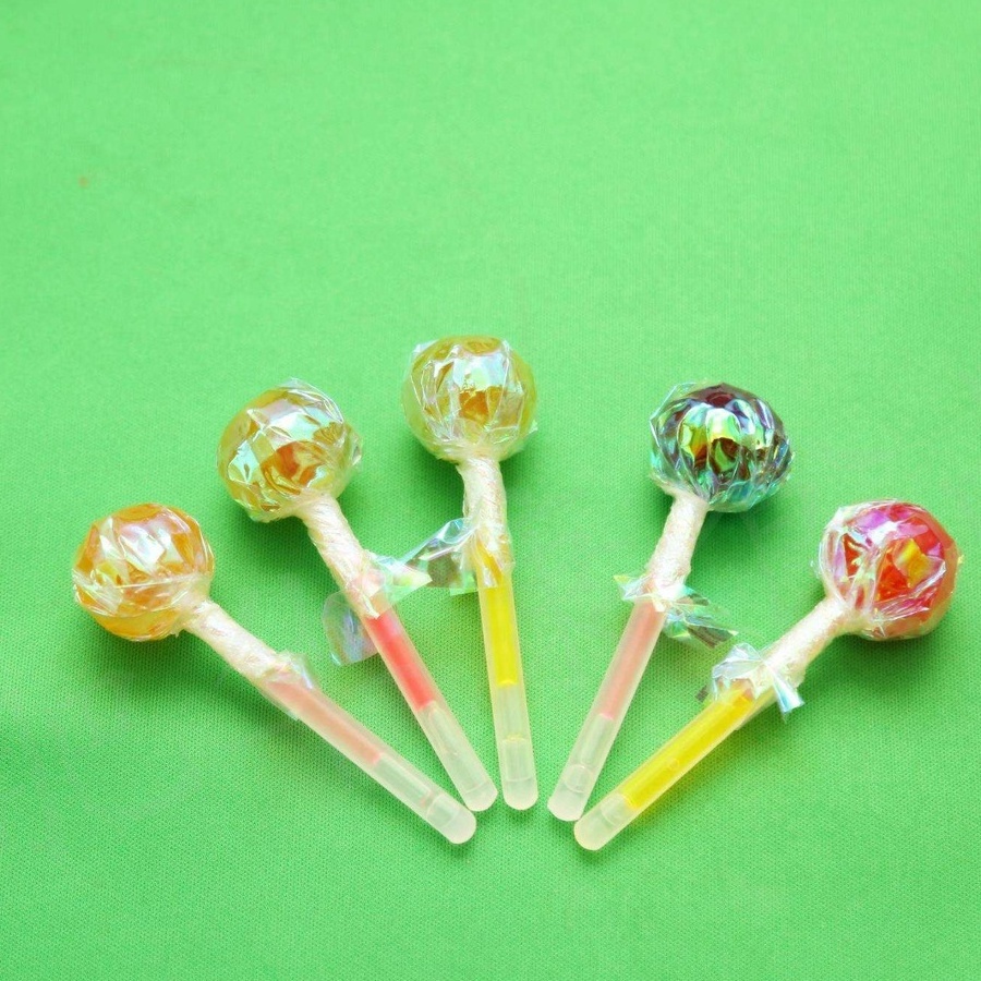 bulk halal sweet fruit lollipop glow stick lollipop led light glow in the dark lollipops